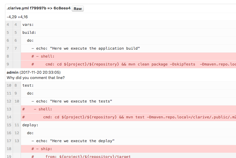 clarive code review